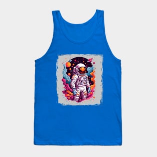 Colorful Astronaut Tank Top